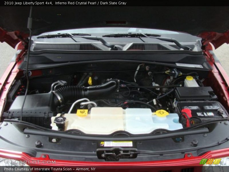 Inferno Red Crystal Pearl / Dark Slate Gray 2010 Jeep Liberty Sport 4x4