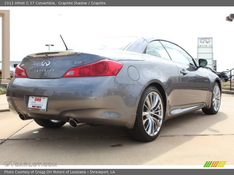 Graphite Shadow / Graphite 2013 Infiniti G 37 Convertible
