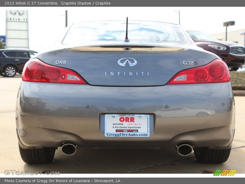 Graphite Shadow / Graphite 2013 Infiniti G 37 Convertible