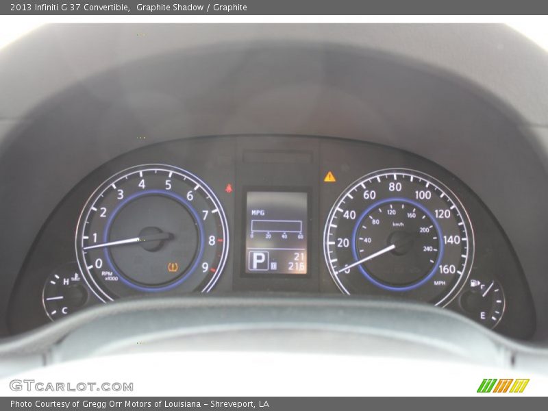  2013 G 37 Convertible 37 Convertible Gauges