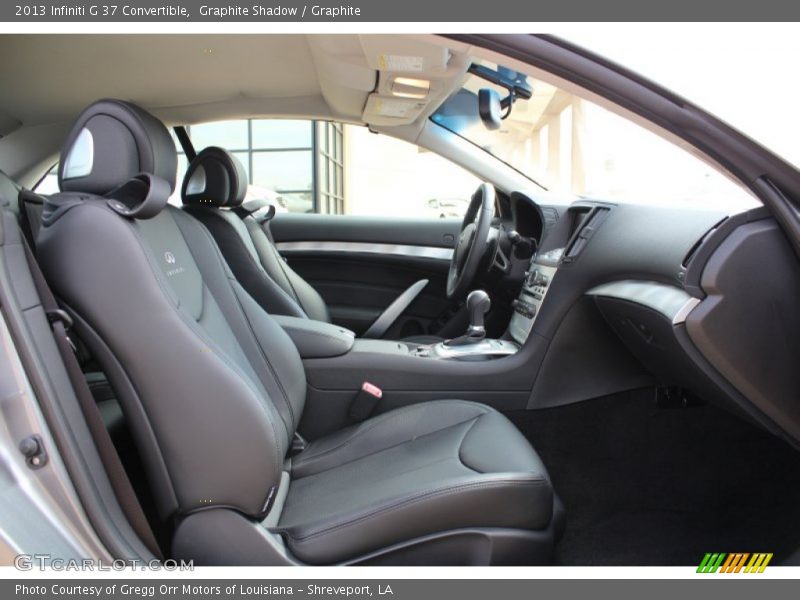 Front Seat of 2013 G 37 Convertible