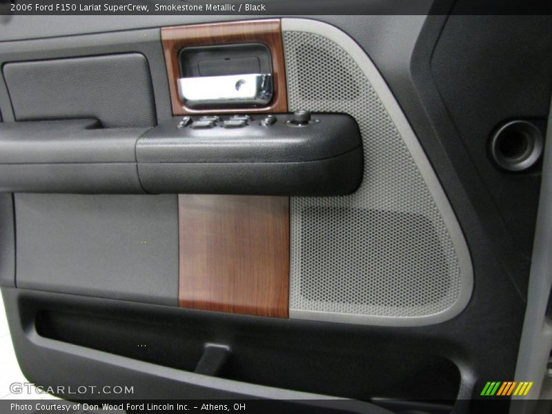 Smokestone Metallic / Black 2006 Ford F150 Lariat SuperCrew