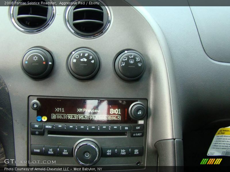 Aggressive Red / Ebony 2008 Pontiac Solstice Roadster