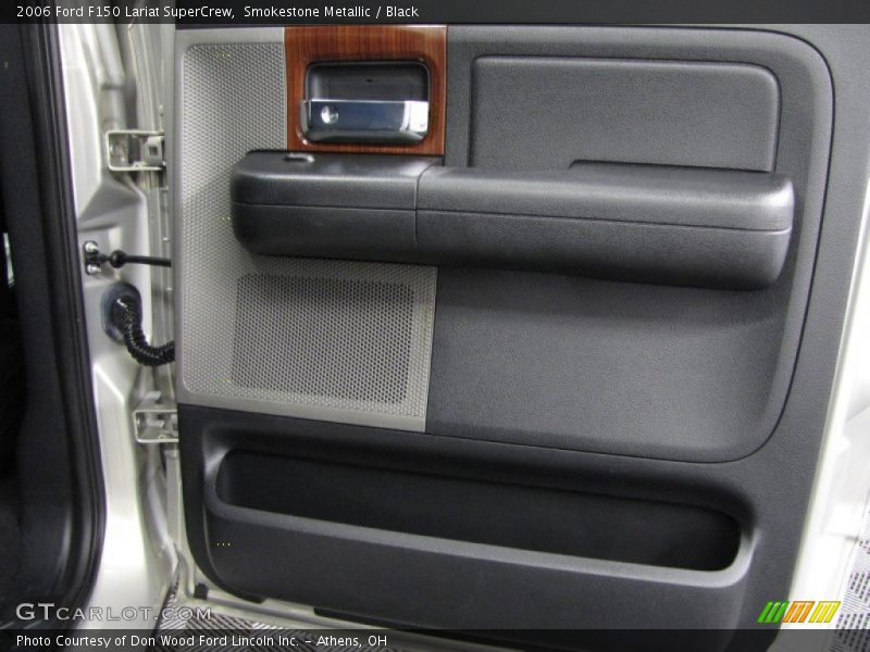 Smokestone Metallic / Black 2006 Ford F150 Lariat SuperCrew