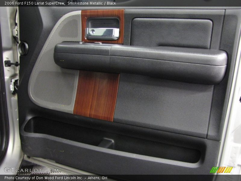 Smokestone Metallic / Black 2006 Ford F150 Lariat SuperCrew