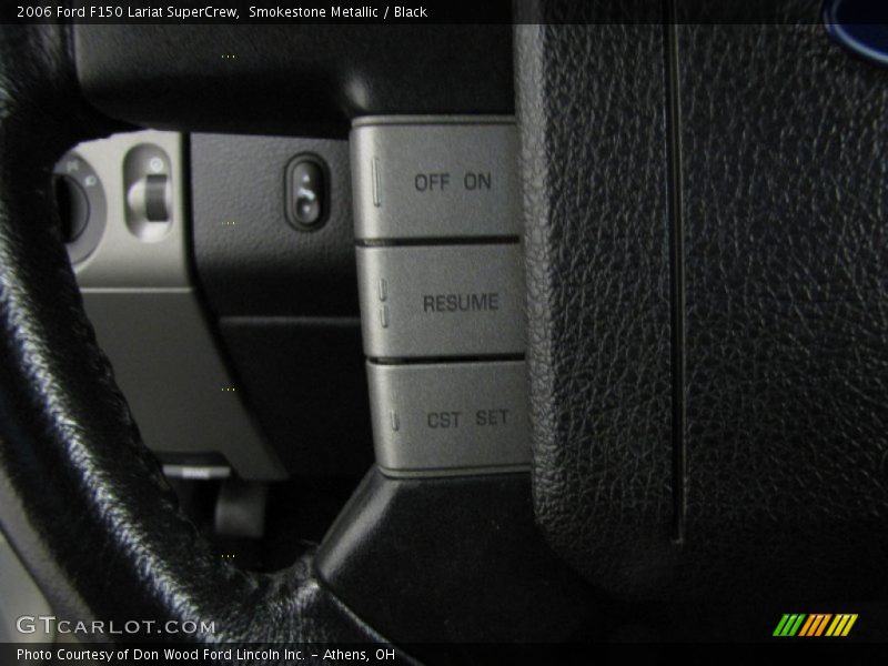 Smokestone Metallic / Black 2006 Ford F150 Lariat SuperCrew