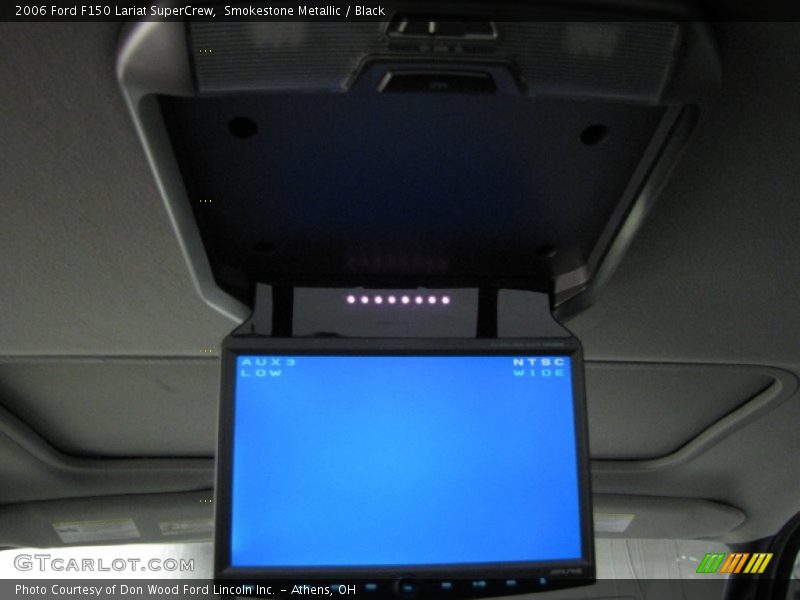 Smokestone Metallic / Black 2006 Ford F150 Lariat SuperCrew