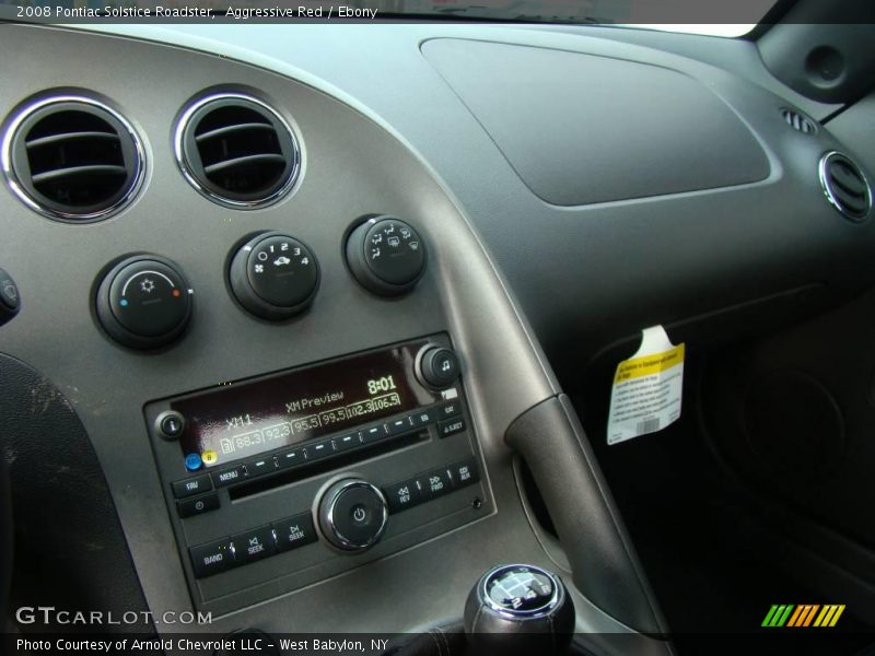 Aggressive Red / Ebony 2008 Pontiac Solstice Roadster