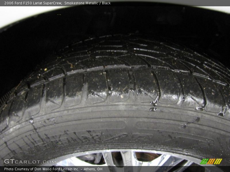 Smokestone Metallic / Black 2006 Ford F150 Lariat SuperCrew