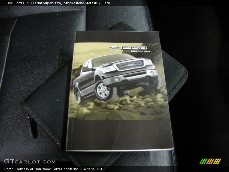 Smokestone Metallic / Black 2006 Ford F150 Lariat SuperCrew