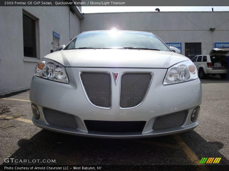 Quicksilver Metallic / Ebony/Light Titanium 2009 Pontiac G6 GXP Sedan