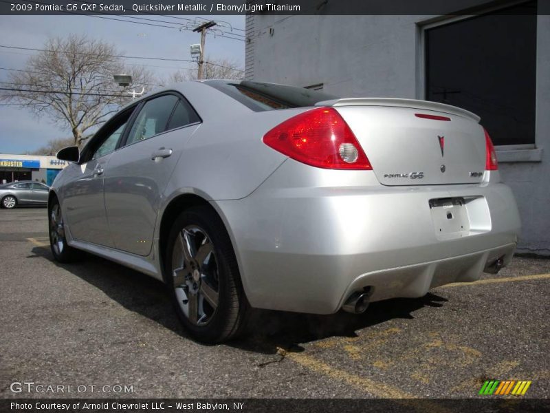 Quicksilver Metallic / Ebony/Light Titanium 2009 Pontiac G6 GXP Sedan