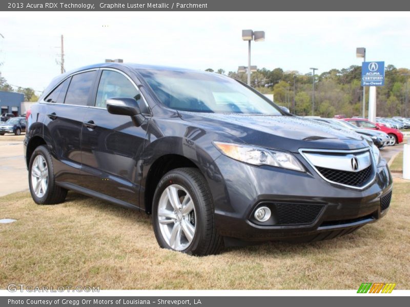Graphite Luster Metallic / Parchment 2013 Acura RDX Technology
