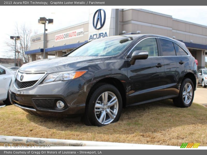 Graphite Luster Metallic / Parchment 2013 Acura RDX Technology