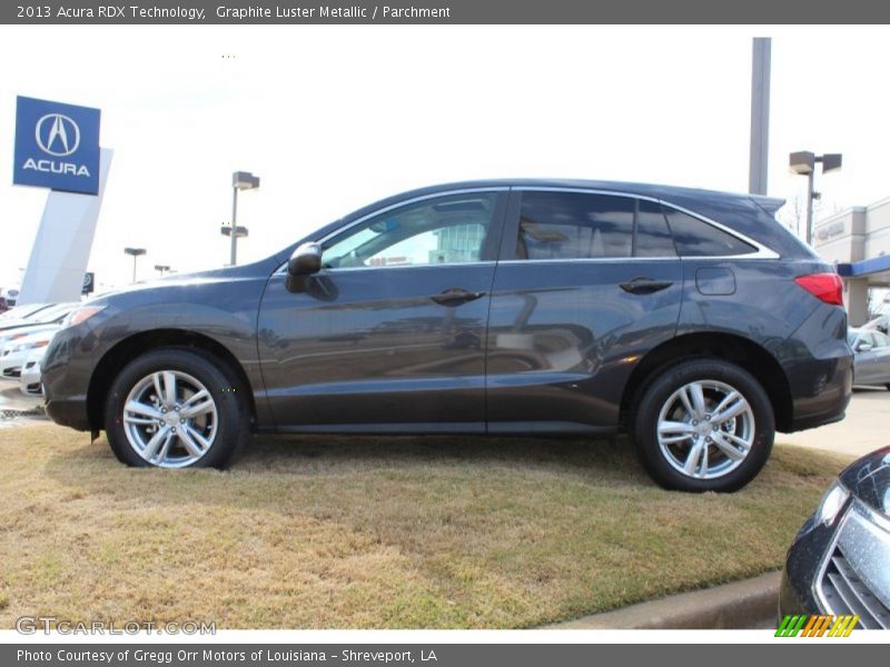 Graphite Luster Metallic / Parchment 2013 Acura RDX Technology