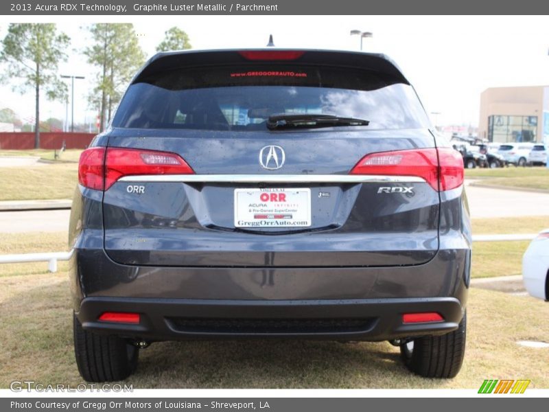Graphite Luster Metallic / Parchment 2013 Acura RDX Technology