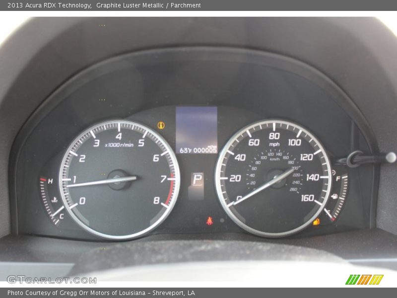 Graphite Luster Metallic / Parchment 2013 Acura RDX Technology