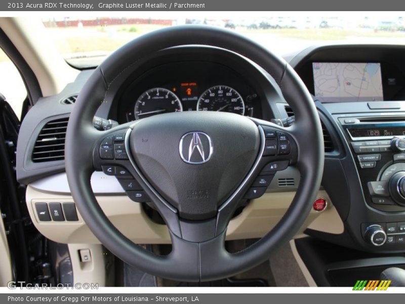 Graphite Luster Metallic / Parchment 2013 Acura RDX Technology