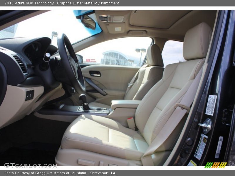 Graphite Luster Metallic / Parchment 2013 Acura RDX Technology