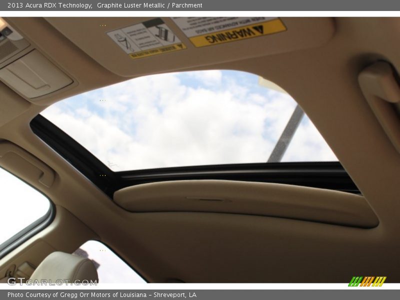 Graphite Luster Metallic / Parchment 2013 Acura RDX Technology