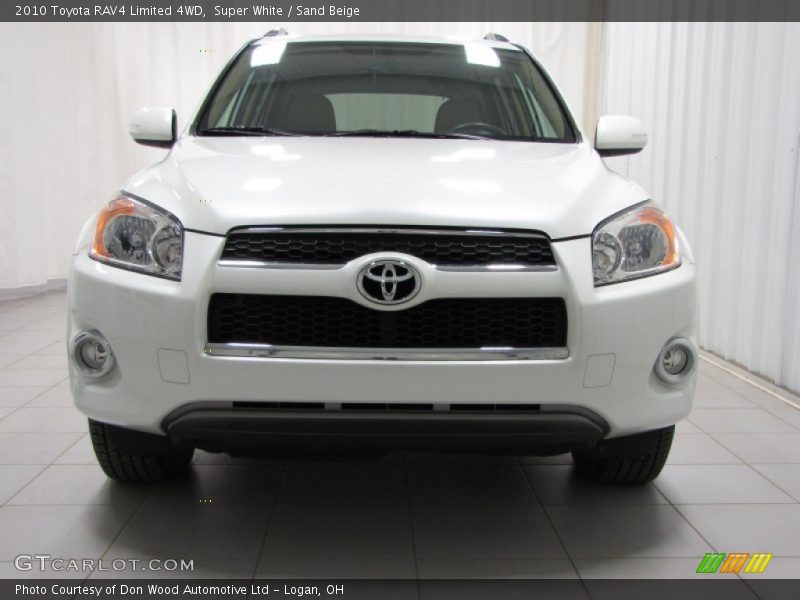 Super White / Sand Beige 2010 Toyota RAV4 Limited 4WD
