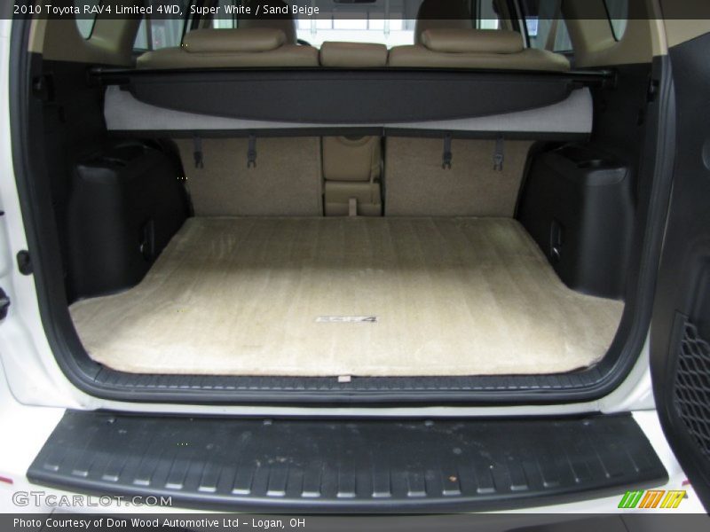 Super White / Sand Beige 2010 Toyota RAV4 Limited 4WD