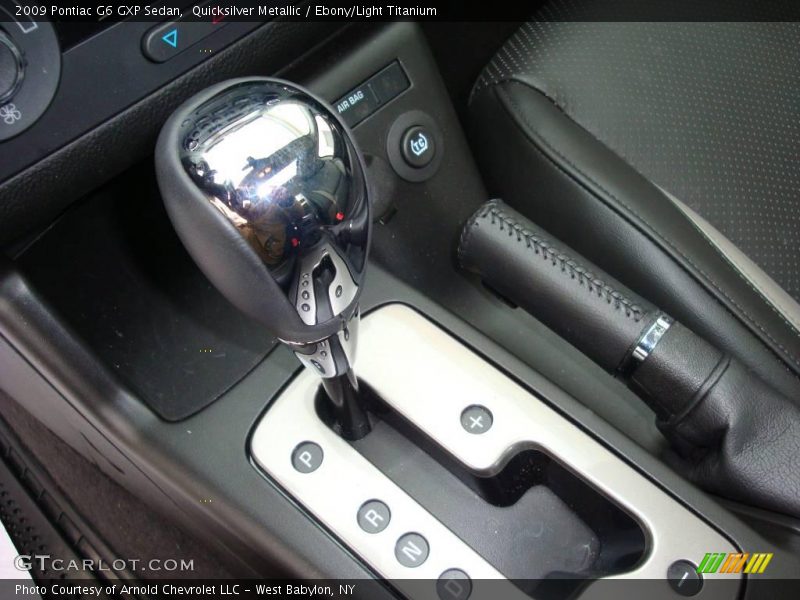 Quicksilver Metallic / Ebony/Light Titanium 2009 Pontiac G6 GXP Sedan