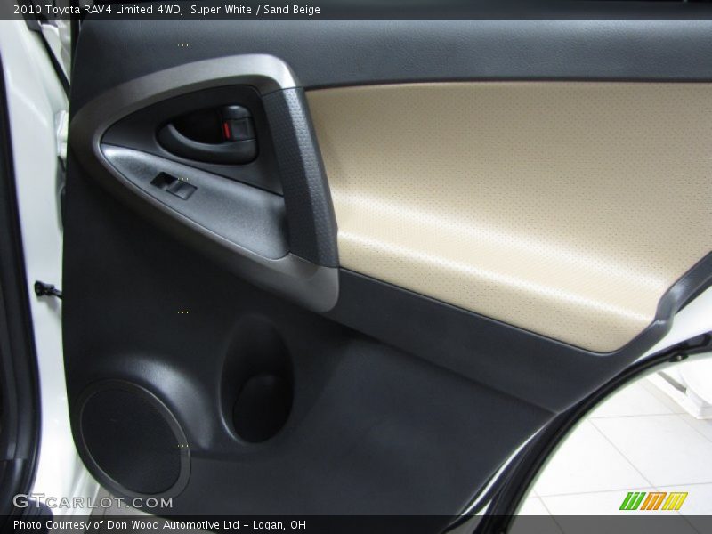 Super White / Sand Beige 2010 Toyota RAV4 Limited 4WD