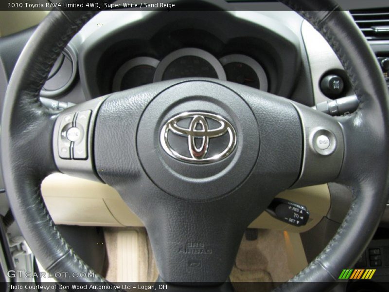Super White / Sand Beige 2010 Toyota RAV4 Limited 4WD