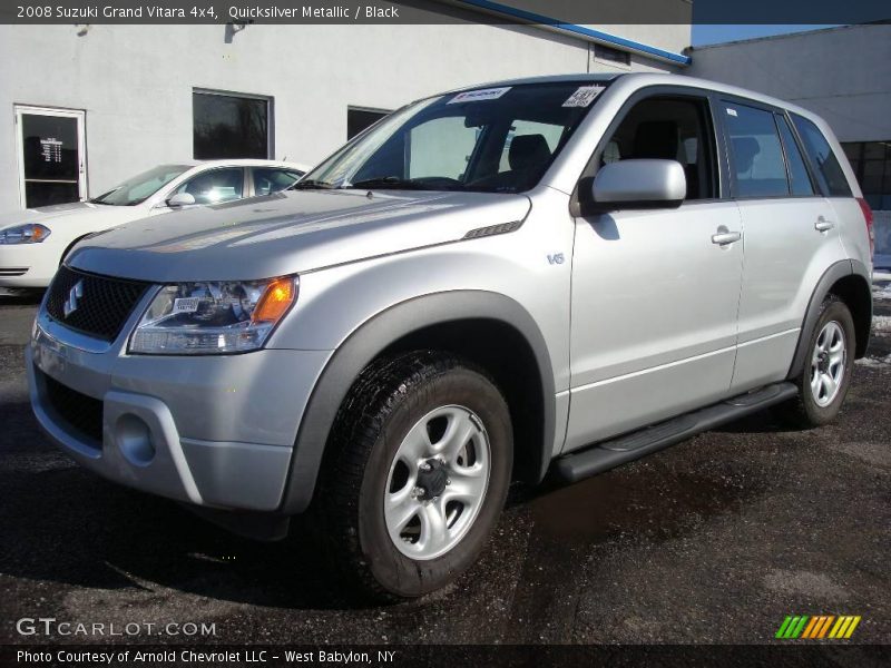 Quicksilver Metallic / Black 2008 Suzuki Grand Vitara 4x4