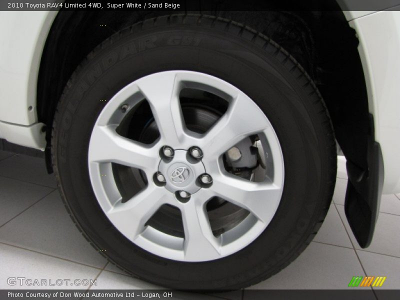 Super White / Sand Beige 2010 Toyota RAV4 Limited 4WD
