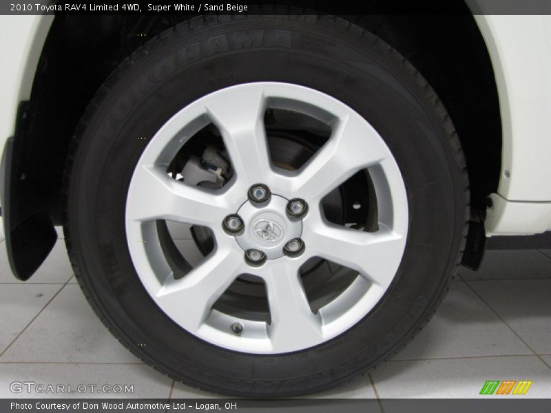Super White / Sand Beige 2010 Toyota RAV4 Limited 4WD