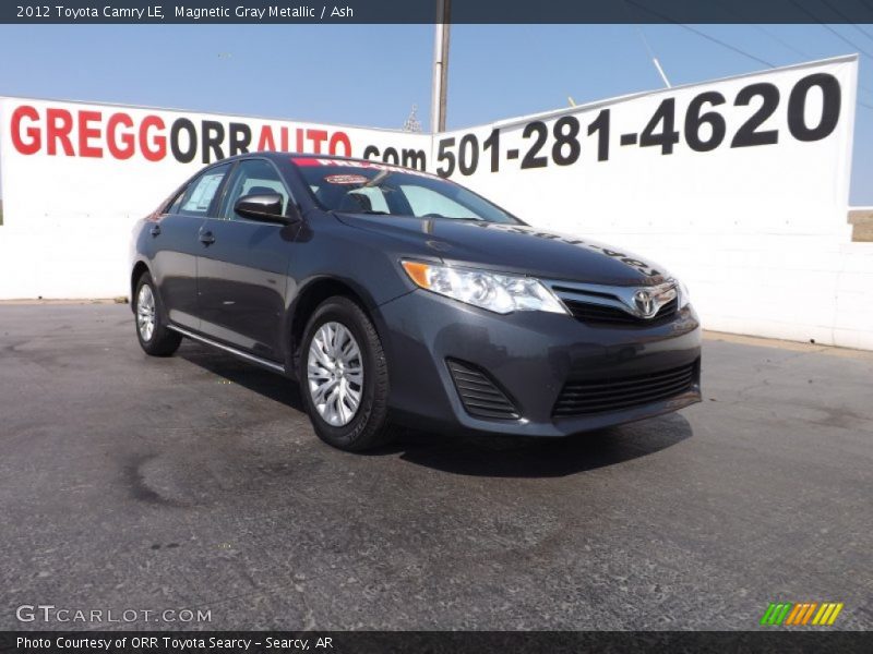 Magnetic Gray Metallic / Ash 2012 Toyota Camry LE