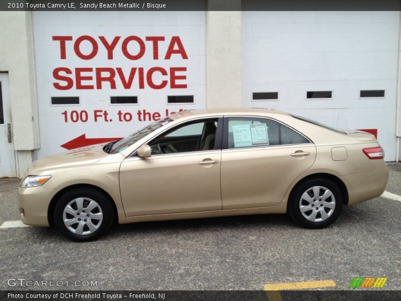 Sandy Beach Metallic / Bisque 2010 Toyota Camry LE