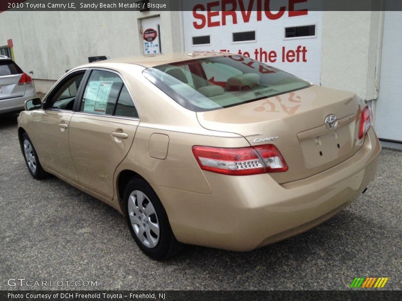 Sandy Beach Metallic / Bisque 2010 Toyota Camry LE
