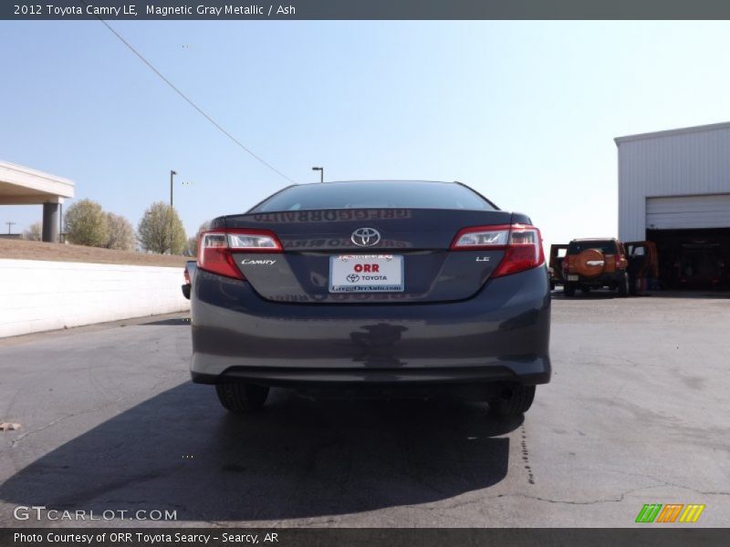 Magnetic Gray Metallic / Ash 2012 Toyota Camry LE