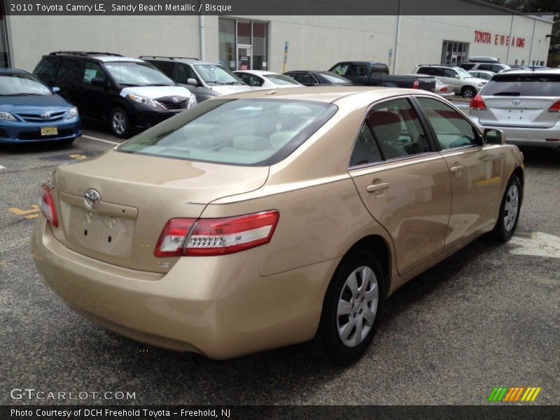 Sandy Beach Metallic / Bisque 2010 Toyota Camry LE