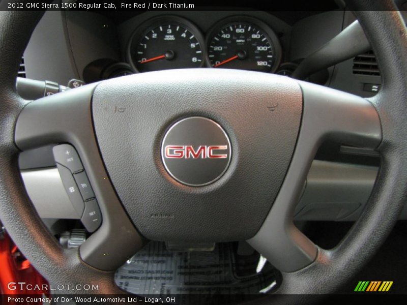 Fire Red / Dark Titanium 2012 GMC Sierra 1500 Regular Cab