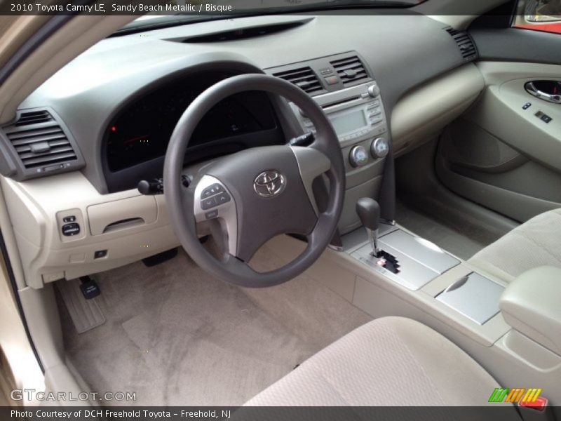 Sandy Beach Metallic / Bisque 2010 Toyota Camry LE