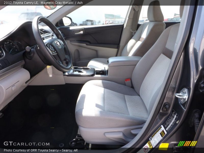 Magnetic Gray Metallic / Ash 2012 Toyota Camry LE