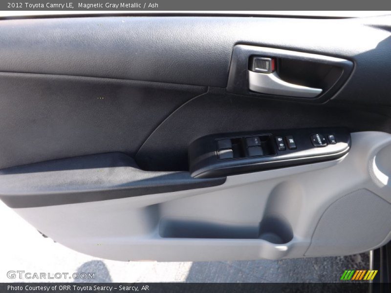 Magnetic Gray Metallic / Ash 2012 Toyota Camry LE