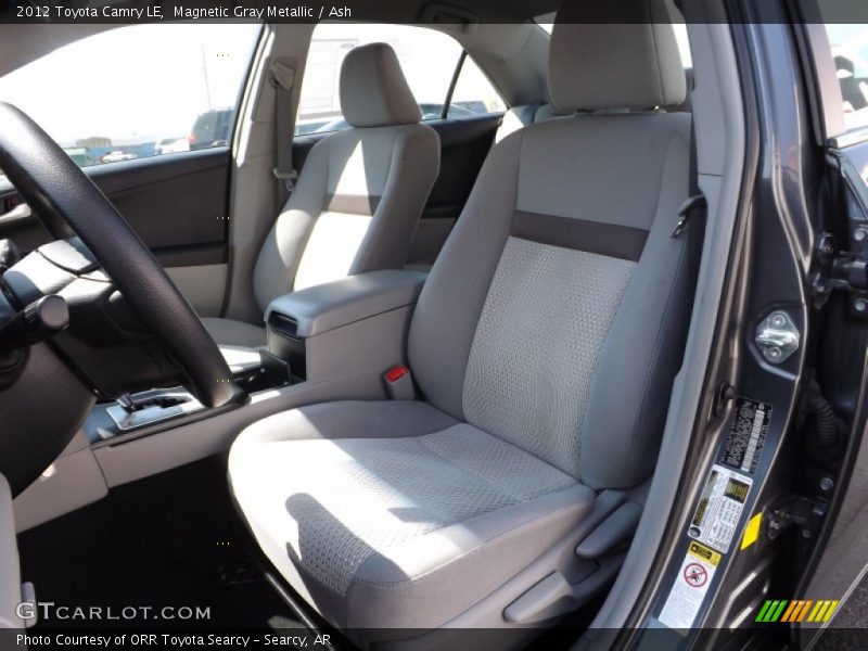 Magnetic Gray Metallic / Ash 2012 Toyota Camry LE