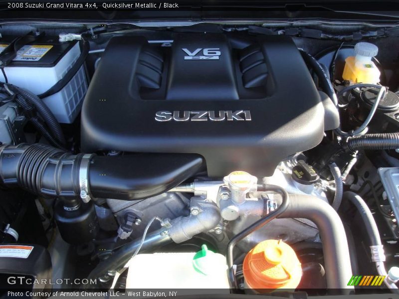Quicksilver Metallic / Black 2008 Suzuki Grand Vitara 4x4