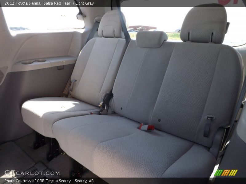 Salsa Red Pearl / Light Gray 2012 Toyota Sienna