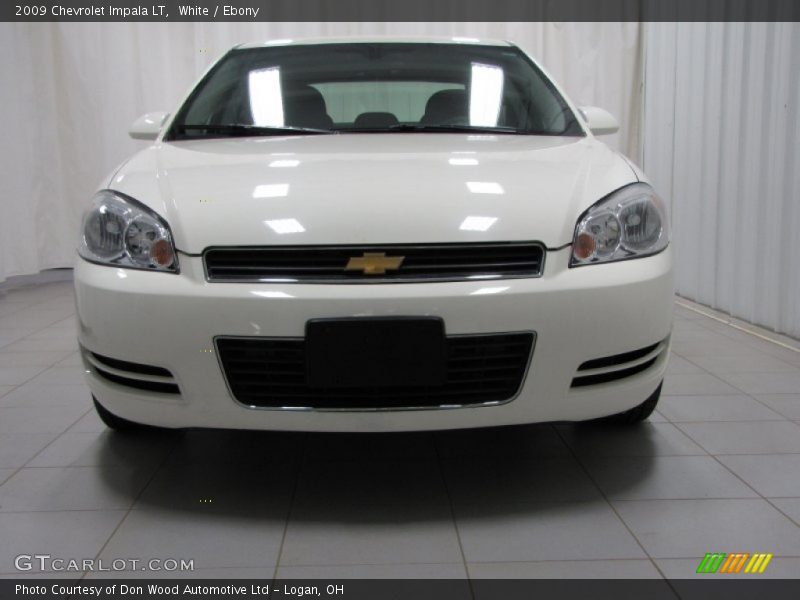 White / Ebony 2009 Chevrolet Impala LT