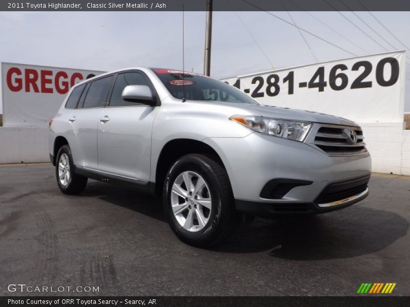 Classic Silver Metallic / Ash 2011 Toyota Highlander