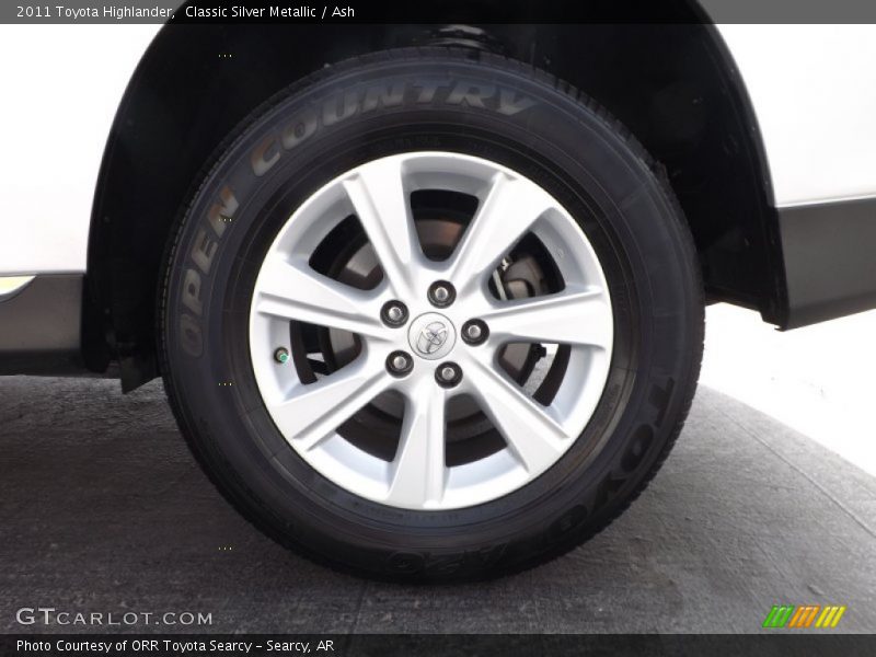 Classic Silver Metallic / Ash 2011 Toyota Highlander