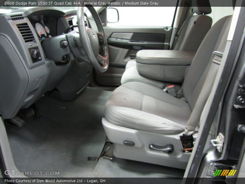 Mineral Gray Metallic / Medium Slate Gray 2008 Dodge Ram 1500 ST Quad Cab 4x4