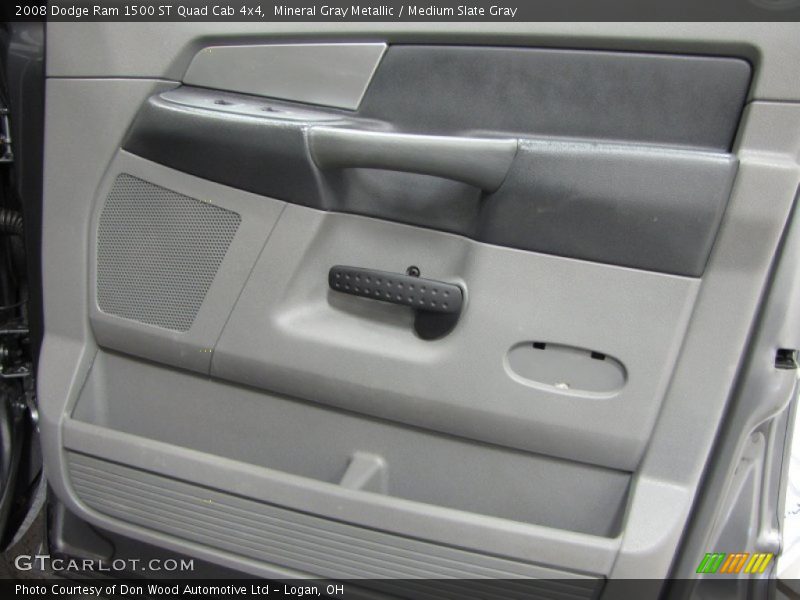 Mineral Gray Metallic / Medium Slate Gray 2008 Dodge Ram 1500 ST Quad Cab 4x4