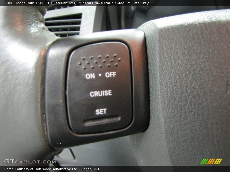Mineral Gray Metallic / Medium Slate Gray 2008 Dodge Ram 1500 ST Quad Cab 4x4